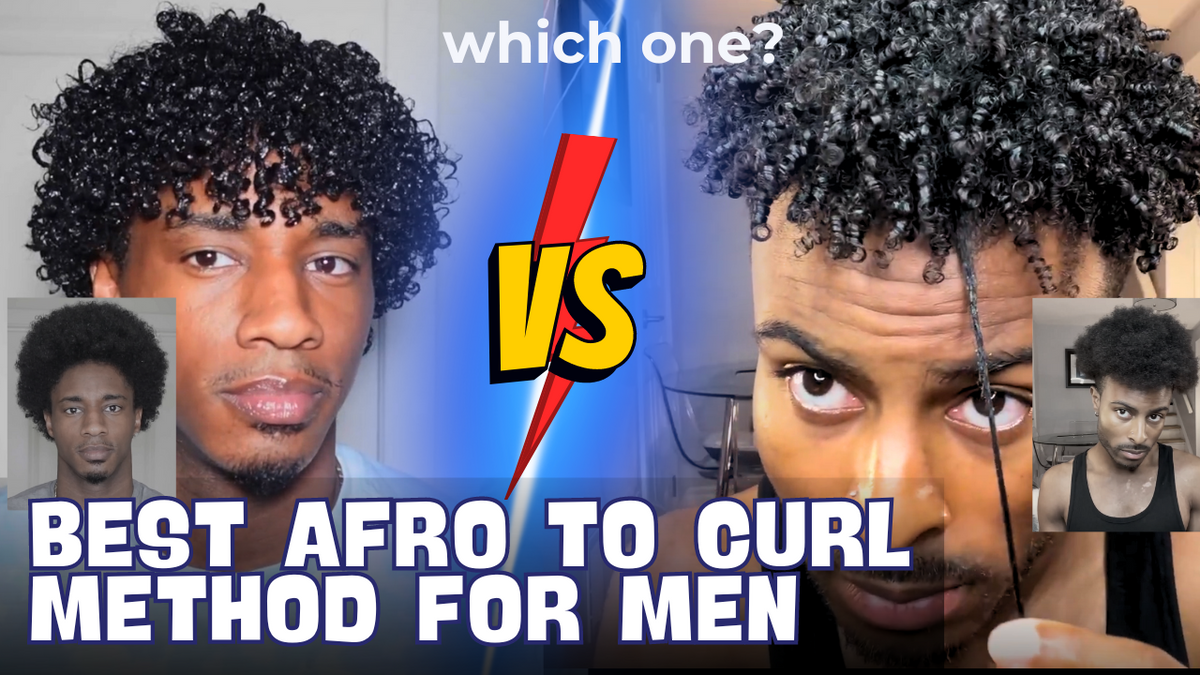 The Best Afro To Curl Method For Men Take That 4c Afro To Curls Withou