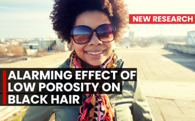 New Research: Low Porosity and its Alarming Affect on African American Hair